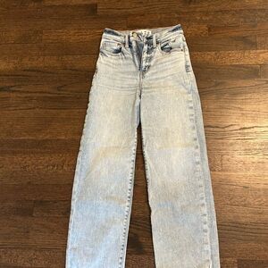 Light Blue Straight Leg Women's Jeans